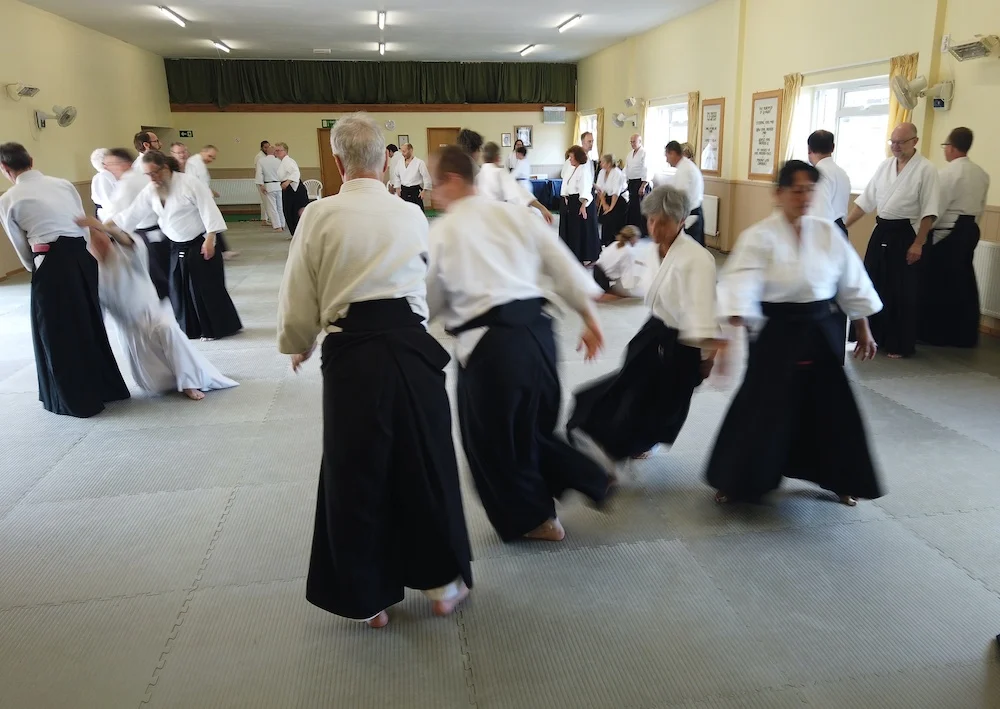 Training at Wolverhampton Ki Aikido Club