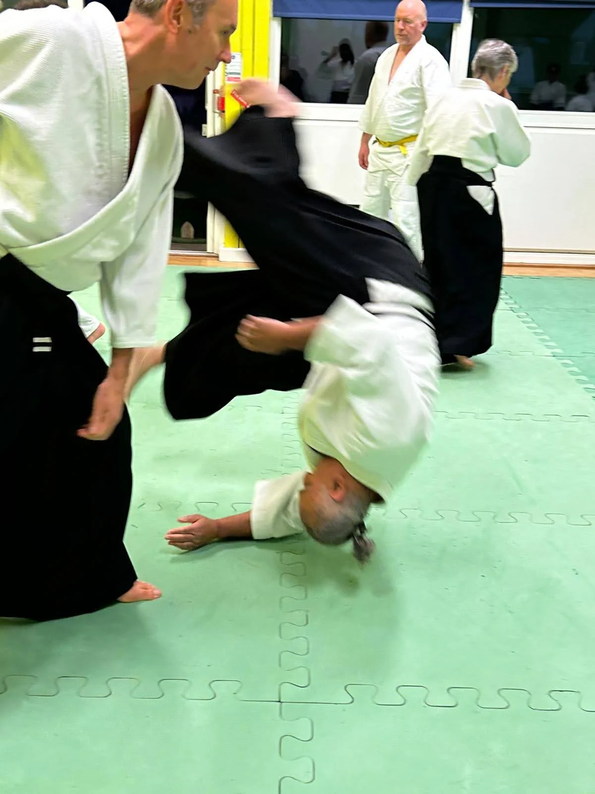 Training at Brighton and Shoreham Ki Aikido Club