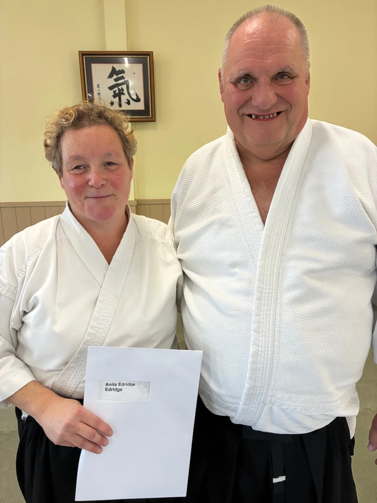 Training at Gravesend Ki Aikido club