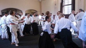 Students practising at a course at Muswell Hill, in London